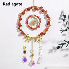 About this product ✧ ARTISTIC DESIGN - Our Round Pendant Suncatcher Hanging is expertly crafted with natural gemstone, crystal and metal chains, designed with intricate details that enhance its beauty and charm. The high-quality crystals that are chosen for their ability to reflect and refract light, creating a mesmerizing display of colors and patterns. ✧ GREAT DECORATION - Our Round Pendant Suncatcher Hanging can be hung on your home window, garden, curtain, balcony, doorway, wall, chandelier, etc, When these high-quality crystals are in direct sunlight they cast thousands of beautiful rainbows onto your room walls. It will perfectly fill the blank in any room. ✧ PERFECT GIFT - This unique and heartfelt product makes a sentimental surprise for your friends, families, girlfriend, loved on Spiritual Amber Crystal Necklace With Stones, Natural Stone Pendant Crystal, Natural Stone Crystal Pendant, Spiritual Crystal Jewelry With Gemstone Beads, Bohemian Crystal Pendant Jewelry, Bohemian Crystal Pendant Necklaces, Bohemian Gemstone Crystals For Gifts, Crystal Pendant Necklace With Stones, Crystal Pendant Necklaces With Stones