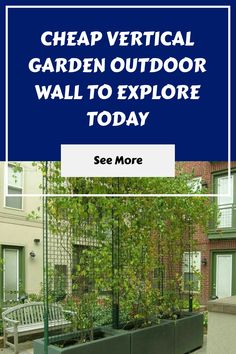 an outdoor wall to explore today with the text cheap vertical garden outdoors walls to explore today see more