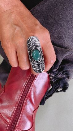 Our Handcrafted Antique Turquoise Vintage Ring is perfect to add to any outfit! western ring turquoise Packaged with love and shipped from our warehouse in Wilmington, Ohio Western Rings, Antique Turquoise, Everyday Chic, Turquoise Rings, Chic Boutique, Vintage Rings, Jewelry Accessories, Jewelry Rings, Women Accessories