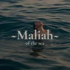 Names With Water Meaning, Water Related Names, Maliah Name, Names That Mean Water, Bible Baby Names, Mystical Names, Water Names, Meaningful Baby Names