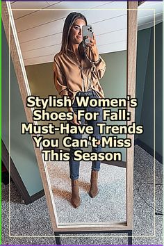 (Sponsored) Discover the latest trends in women's shoes for fall with our guide to stylish must-haves you can't miss this season. From chic ankle boots to cozy loafers, elevate your wardrobe with the perfect footwear for every occasion. Whether you're dressing up for a night out or keeping it casual, our curated selection will help you step out in style. Embrace the season with confidence and find your new favorite pairs today! #womenshoesforfall Autumn Outfit, Stylish Women, Perfect Pair, Women's Shoes, Must Haves, Night Out, Autumn Fashion, Ankle Boots