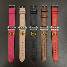 Premium GG Leather Construction: The Ophidia GG Apple Watch band is crafted from high-quality leather, featuring Gucci's signature GG monogram. This luxurious material ensures both durability and a sophisticated aesthetic. Iconic Metal Monogram Detail: The band is adorned with Gucci's iconic metal GG monogram, adding a touch of elegance and brand prestige. The metallic detail stands out against the leather, enhancing the overall design. Ophidia Collection Design: Part of the renowned Ophidia ... Gucci Apple Watch Band, Apple Watch バンド, Best Apple Watch, Leather Apple Watch Band, Sophisticated Aesthetic, Luxury Phone Case, Gucci Watch, Gg Monogram, Apple Watch Bands Leather