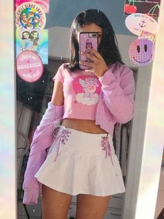 Indie School Outfits, Soft Girl Aesthetic Outfit, Aesthetic Summer Outfits, Summer Outfits Ideas, Outfits For Girls, Style Indie, Estilo Indie, Girly Girl Outfits