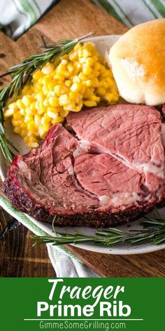 corn on the cob and smoked prime rib is an easy dinner recipe that's ready in under 30 minutes