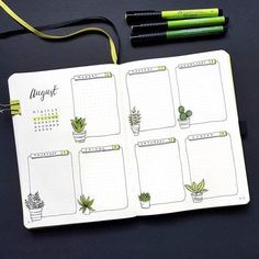 March Bullet Journal, Week Planner, Bullet Journal School