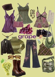 Eccentric Outfits Summer, Vintage Fashion Inspiration, Grape Outfit, Cool Spring Day Outfit, Colourful Fairycore Outfit, Whimsigoth Corset Outfit, Fairycore Outfit Board, Purple Whimsigothic Outfit, Whimsigothic Clothes Purple