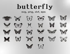 the butterfly svg, png, dxf, eps file is ready to use