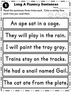 the worksheet for reading and writing with pictures on it to help students learn how to