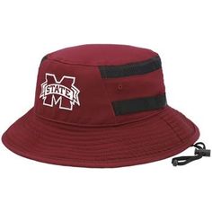 Shade your head like the Mississippi State Bulldogs on game day with this Sideline bucket hat. This adidas headwear features stylish graphics and integrated AEROREADY fabric technology to keep your head cool throughout the day. Whether you're watching the Mississippi State Bulldogs game or enjoying the outdoors, you'll enjoy the same gear the team wears on the sidelines when you choose this eye-catching cap. Looped band for attaching accessories AEROREADY technology absorbs moisture and makes yo Men's Adidas (men), Mississippi State Bulldogs, Fabric Technology, Mississippi State, Texas A&m, Team Wear, The Outdoors, Mississippi, Adidas Men