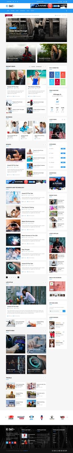 an image of a web page with many different colors and sizes on the bottom right hand corner