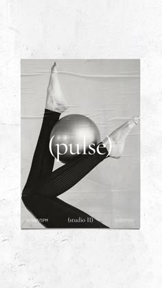 the cover of pulse magazine features an image of a man doing exercises with a ball