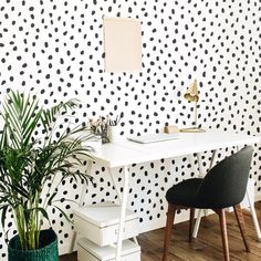 Polka Dot Wall Stickers Modern Wall Stickers, Polka Dot Wall Decals, Sticker Baby, Diy Wall Stickers, Polka Dot Walls, Cow Spots, Aesthetic Room Ideas, Vinyl Decor, Nursery Wall Stickers