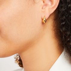 Dressed up or down, these elegant Soko Mini Dash stud earrings are a trendy choice. Brass with 24K gold plate Each post earring features a sculpted droplet-shaped design Friction backs Handcrafted by artisans in Kenya using traditional techniques Earrings posts and backs are not handmade Traditional Techniques, Kenya, Post Earrings, Gold Plate, Stud Earrings, Brass, Gold, Design