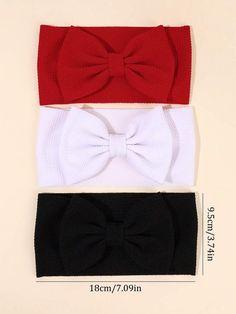 Color:Multicolor \nPattern Type:Plain \nMaterial:Polyester \nType:Hair Bands \nComposition:100% Polyester \n Band Kid, Baby Hair Accessories, Bow Hair, Hair Bands, Color Hair, Baby Hair, Baby Headbands, Infants, Pure Color