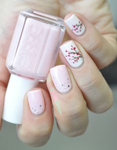 ᏁᎥƙƘᎥ ℒᎧᏤᏋᎦ Manicure Inspiration, Flower Nail Designs, Floral Nail Art, White Nail Designs, Bride Nails, Nail Nail, Floral Nails