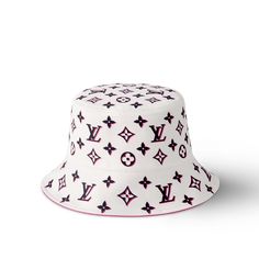 LOUIS VUITTON® - Monogram Infinity Bucket Hat - White Bday Vibes, Fast Money Online, Erica Mena, Louis Vuitton Top, Louis Vuitton Hat, White Louis Vuitton, Bucket Hat White, Loft Ideas, Louis Vuitton Cap