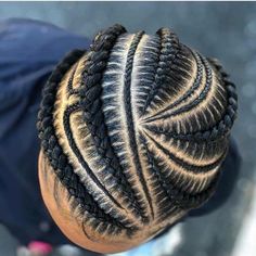 Canerow Styles, Braid Hair Style, Cornrow Hairstyles For Men, Braided Cornrow Hairstyles, Pelo Afro