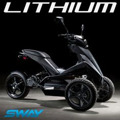 an electric scooter is shown in the dark