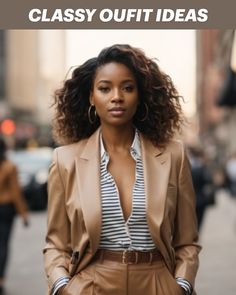 Add a touch of sophistication with a striped button-down blouse.  Tuck it into a high-waisted skirt and add pointed flats for a polished yet comfortable look.

Follow for more!

#pinoftheday #workchic #sophisticatedstyle #stripeshirt #officechic #AmazingWomen #InspireInclusion#WomensDay #BalanceForBetter Pointed Flats, Professional Women