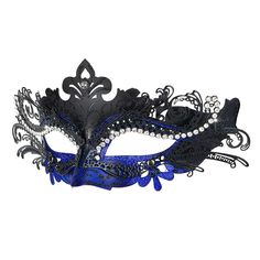 PRICES MAY VARY. MATERIAL: This masquerade mask made of ABS base inlaid metal and sparkling rhinestones GORGEOUS AND ABSOLUTELY WELL MADE: Graceful line design, manual assembly and beautiful hand paint pattern, great for your masquerade dress VARIETY ACTIVITIES: Perfect for Masks Masquerade Ball, Mardi Gras, Ball, Venetian, Halloween, Christmas party, Carnivals, Wedding, Prom, Fashion Shows, Costume Party and so on. FITS ALL: One size fits all, worn this masquerade mask with satin ribbons so tha Maskerade Mask, Blue Masquerade Mask, Green Baseball Cap, Bunny Mask, Mask White, Mask Ideas, Christmas Scarf, White Clothing, Venetian Masks