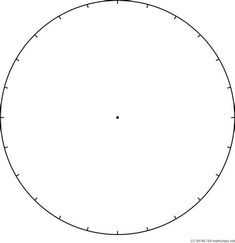 an image of a circle with the center in black and white, as well as two dots