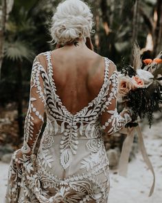 Image may contain: one or more people Bohemian Wedding Dress Lace, Spring Wedding Dress, Professional Dress, Lace Beach Wedding Dress, Country Wedding Dresses, Boho Lace, Boho Bridal, Professional Dresses, Long Wedding Dresses