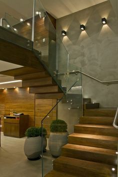 Stair Case, Glass Railing, Interior Stairs, Modern Staircase, Design Del Prodotto