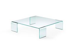 Neutra Square Coffee Table Large Coffee Tables Fiam Square Glass Coffee Tables, Glass Square Coffee Table, Square Glass Coffee Table, Glass Coffee Tables, Cocktail Glassware, Square Coffee Table, Coffee Table Desk, Kitchen Bin, Wall Ceiling Lights