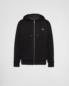 Find PRADA Cotton Fleece Hoodie on Editorialist. Oversized fit Long sleeve Attached hood with drawstring Straight hem Cotton fleece cuffs Zipper closure Conceptual triangle logo Pouch pocket Embossed logo Internal pocket with button Prada Zip Up Hoodie, Prada Hoodie, Re Edition Prada, Logo Triangle, Prada Re Edition, Fleece Cardigan, Custom Belt, Mens Travel Bag, Denim T Shirt