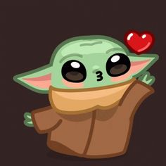 an image of a baby yoda holding a heart