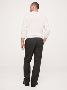 Relaxed Italian Stretch Chino | Banana Republic Elegant Chino Cotton Twill Bottoms For Work, Elegant Chino Cotton Twill Workwear Bottoms, Tailored Chinos For Workwear, Fall Season, Tailored Chinos For Fall Workwear, Straight Fit Chino Cotton Twill Work Pants, Tailored Casual Work Pants With Straight Hem, Casual Tailored Work Pants With Straight Hem, Tailored Casual Chinos For Fall, Casual Workwear Dress Pants With Straight Hem