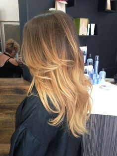 Ombre Hair Dye, Light Brown Ombre Hair, Blonde Ombre Short Hair, Light Golden Brown Hair, Blonde Ombre Hair, Golden Brown Hair Color, Hairstyles Anime, Brown To Blonde Ombre, Honey Blond