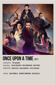 the poster for once upon a time