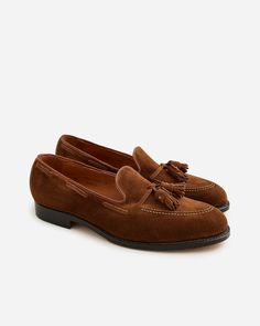 J.Crew: Alden® For J.Crew Suede Tassel Loafers For Men Classic Suede Tassel Loafers For Formal Occasions, Formal Suede Slip-on Tassel Loafers, Wingtip Suede Tassel Loafers For Formal Occasions, Suede Wingtip Tassel Loafers For Formal Occasions, Suede Wingtip Tassel Loafers For Galas, Suede Slip-on Tassel Loafers With Plain Toe, Goodyear Welted Suede Tassel Loafers With Plain Toe, Classic Suede Slip-on Tassel Loafers, Suede Tassel Loafers With Moc Toe And Leather Sole