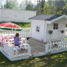 Patio Plans, Build A Playhouse, Baby Inspiration, Backyard Playground, Backyard Play, Building A Shed