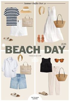 Beach Outfits for Women Over 50, Summer Outfits for Women Over 50 Wear To Work Outfits Summer, Holidays Outfits Summer, Summer Beach Holiday Outfits, Best Beach Outfits For Women, Summer Travel Outfits For Women Over 50, Over 50 Beach Vacation Outfits, Summer Holiday Outfits 2024, Beach Essentials For Women