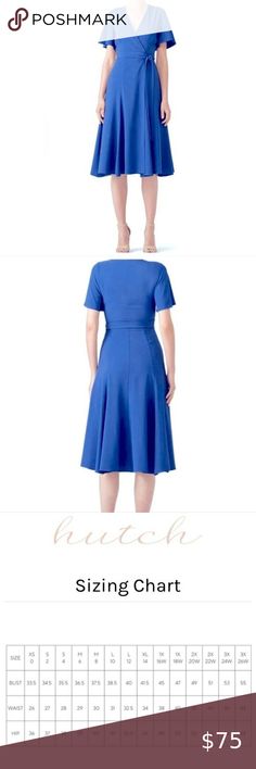 Hutch Blue Kiara Wrap Dress Styles, Wrap Midi Dress, Butterfly Sleeves, Hutch, Dress Blue, Blue Dress, Waist Tie, Beautiful Blue, Deep V