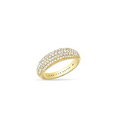 The Small Diamond Dome Ring is an everyday statement piece you will never want to take off! Inspired by our favorite JM classic, the Double Dome Ring - this pared-back version is handcrafted in solid 18-karat yellow gold, and set with 0.76 carats of shimmering pavé diamonds. Ring size 6.5 Carat Weight: 0.76cts Custom sizes available upon request. Please email shop@jennifermeyer.com Made with love in Los Angeles Complimentary gift wrapping provided Ear Stack, Dome Ring, Diamonds Ring, Domed Ring, The Double, Pave Diamonds, Ring Bracelet, Men Necklace, Favorite Things Gift