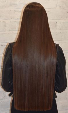 Hershey Brown Hair Color, Pelo Chocolate Caramelo, Long Shiny Hair, Long Silky Hair, Ginger Hair Color, Long Hair Pictures, Lustrous Hair