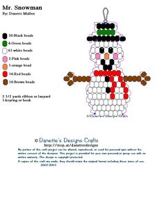 a cross stitch snowman ornament is shown