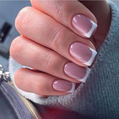 PRICES MAY VARY. 💖【French Tips Series】Maggdiea has different French fake nails for you to pick, where there are different colors, shapes, length and glossy French fake nails. You can pick the best French tip false nails for you. 💖【24Pcs Pink Press on Nails with 2 Ways to Stick on】You will get in 24 pcs french fake nails in a nice package with 1 small stick of glue, 24pcs nail glue adhesive tape stickers,a mini nail file and an alcohol pad. You can choose to stick with jelly glue or glue. 💖【Long-Lasting Presson Nails】 Maggidea French press on nails made with high-quality acrylic material, which can cover your native nails very well. Non toxic, No smell,Not easy to chip or break,strong enough to last for 1-3weeks. Stick on nails is great option for home DIY manicure and urgent appointment Short Fake Nails, Nagel Tips, Fake Nails With Glue, Stick On Nails, False Nail, French Tip Nails, Nail Supply, Manicure E Pedicure, Square Nails