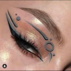 Euforia Makeup, Sag Rising, Futuristic Makeup, India Rose, Maquillage On Fleek