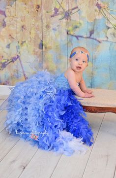 Morning Glory Feather dress // Ombre by TastefullyTinyTutus Tutu Couture, Pageant Wear, Tutu Dress, Couture Dresses, Tulle Skirt, Couture, Trending Outfits