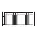 a black metal fence on a white background