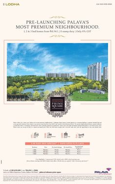 the front cover of an advertisement for malaysia's largest residential development, pet - launching payas most premium neighborhood