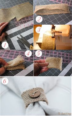 step by step instructions on how to sew a burlock