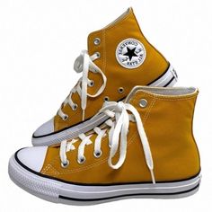 Converse Chuck Taylor High Top Shoe Canvas Orange For Women Casual Skate A09970c Brand New With Box No Lid. 100% Authentic! We Could Tell You That It’s The Og Basketball Shoe, Created Over 100 Years Ago. Or That The Design Has Largely Stayed The Same, Because Why Mess With A Good Thing. Or How It Became The Unofficial Sneaker Of All Your Favorite Artists And Musicians, Who Each Made It Their Own. Yeah, We Could Share A Lot Of Stories, But The One That Matters Most Isn’t Oursit’s Yours. It’s How Yellow Canvas High-top Sneakers With Vulcanized Sole, Yellow Canvas Lace-up High-top Sneakers, Yellow Lace-up Canvas High-top Sneakers, Yellow Converse Canvas Sneakers, Casual Canvas High-top Sneakers With Flat Heel, Casual Converse High-top Sneakers With Branded Insole, Summer Casual Lace-up High-top Sneakers, Yellow High-top Sneakers With Vulcanized Sole For Spring, Casual Yellow High-top Canvas Shoes