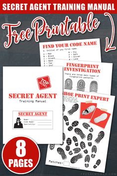 the secret agent training manual with instructions on how to use it and how to use it