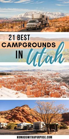 the best campgrounds in utah