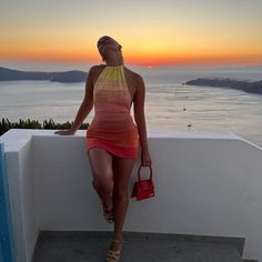 Greece Outfit Ideas Casual, Vacay Outfits 2023, Yellow Vacation Outfits, Greece Outfits Black Women, Dr Vacation Outfits, Resort Night Outfit, Greece Outfit Ideas Black Women, Mexico Dresses Vacation, San Juan Puerto Rico Outfits Black Women